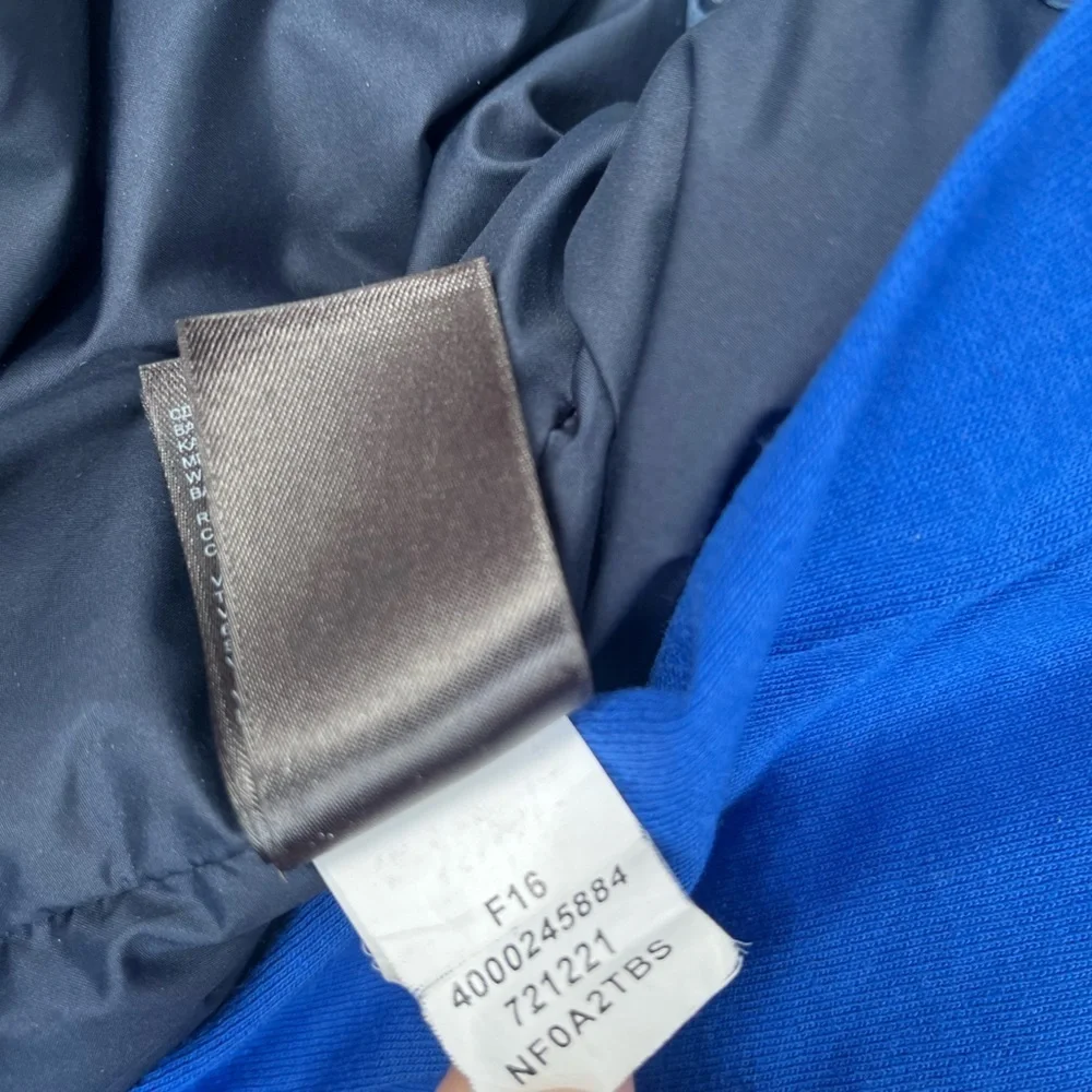 North Face Mens Medium Blue 96 Nuptse Puffer Jacket 700 coat